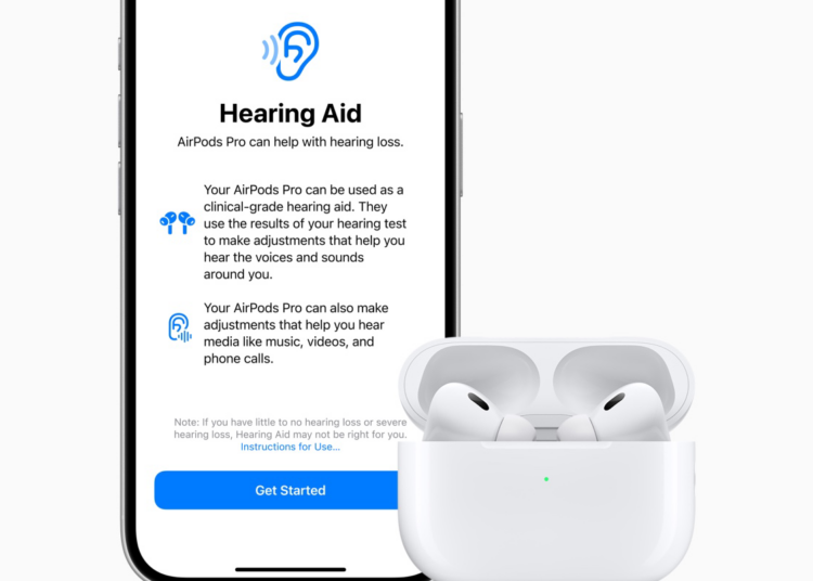 Apple Rolls Out Hearing Aid Feature for AirPods Pro 2 in the UK