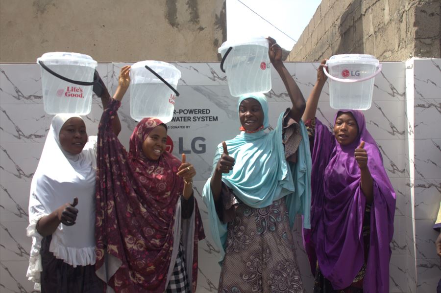 LG Electronics solar-powered borehole in Kano State