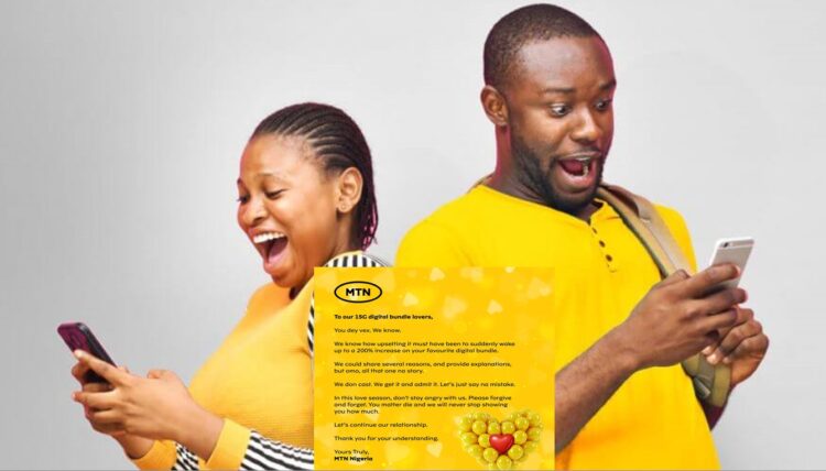 MTN 200% Data bundle Price