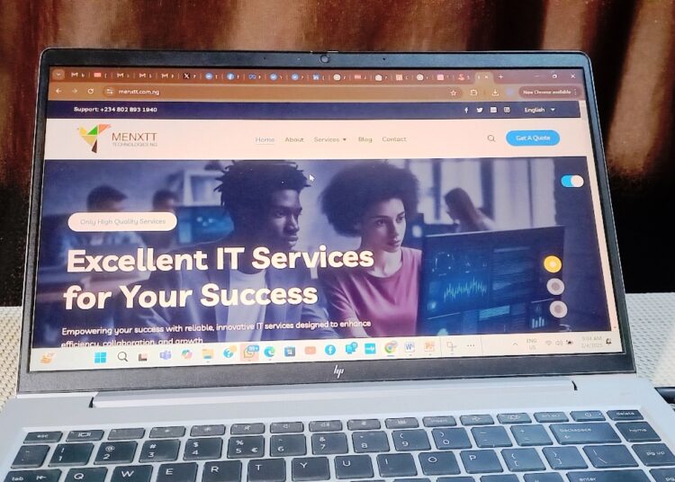 Menxtt Technology NG Website