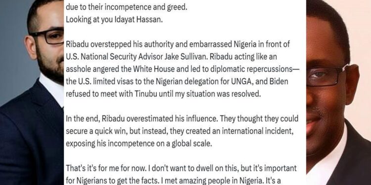 Binance Chief Tigran Gambaryan accuses Nuhu Ribadu of Corruption