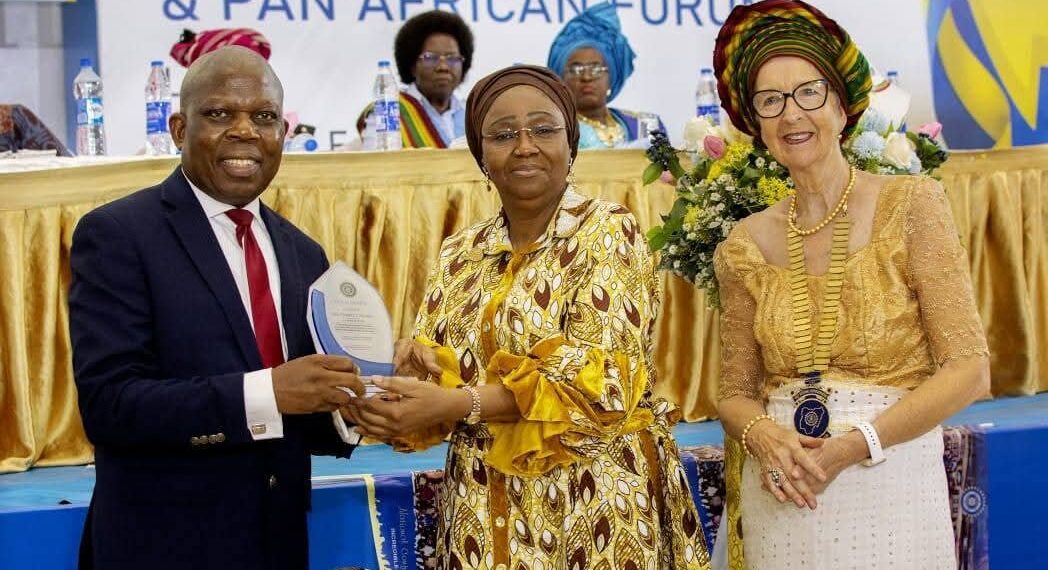 Tim Akano and Inner Wheel Club award