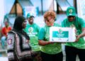 Glo Foundation and Lagos Food Bank at Bariga in Lagos
