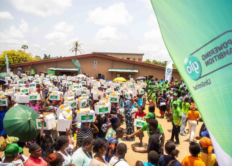 Glo Foundation ‘Food Drive’ initiative to Ikota community
