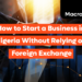 How to Start a Business in Nigeria Without Relying on Foreign Exchange