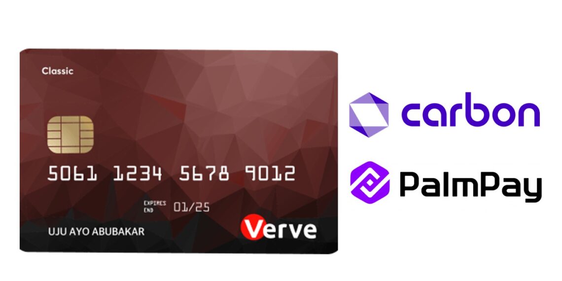 Verve in partnership with PalmPay, Carbon