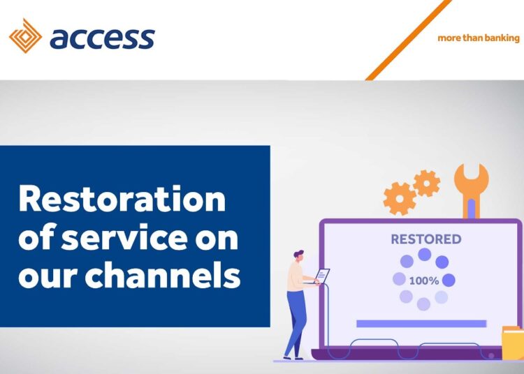 Access Bank system maintenance
