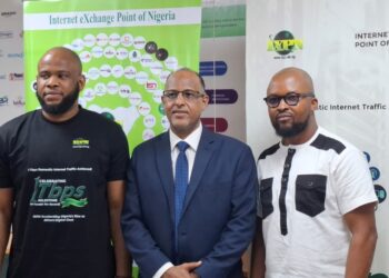 IXPN Historic 1 Terabit per sec Domestic Traffic Milestone Muhammed Rudman.... CEO Uchechukwu Ugwuanyi..... Assistant General Manager At the press conference to celebrate 1 terabit per second milestone of local Internet traffic by the Internet Exchange Point of Nigeria (IXPN) in Lagos
