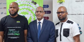 IXPN Historic 1 Terabit per sec Domestic Traffic Milestone Muhammed Rudman.... CEO Uchechukwu Ugwuanyi..... Assistant General Manager At the press conference to celebrate 1 terabit per second milestone of local Internet traffic by the Internet Exchange Point of Nigeria (IXPN) in Lagos