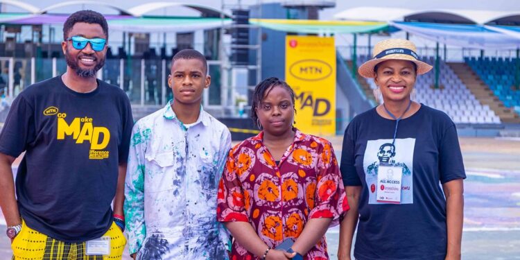 MTN GO MAD 4 with Kanye, 15-Year-Old Autistic Painter