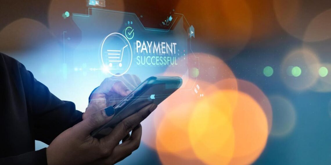 Mobile Phone out of Digital Payments