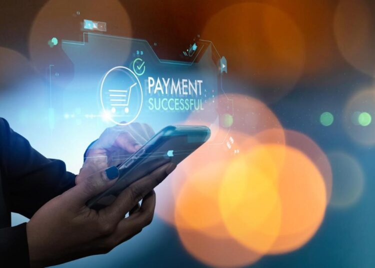 Mobile Phone out of Digital Payments