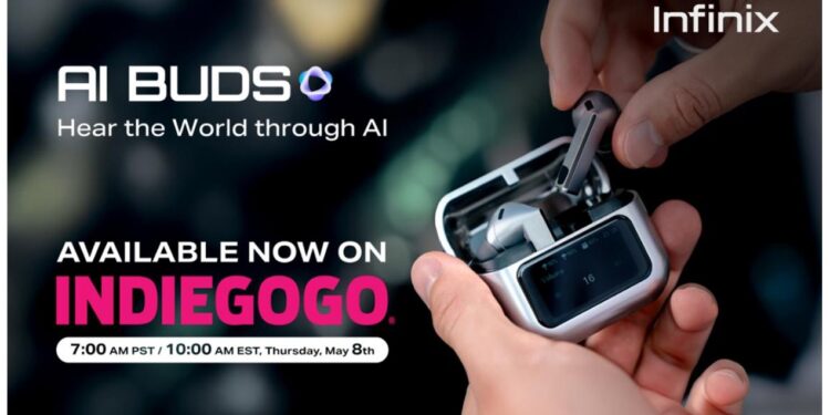Infinix AI Buds on Indiegogo