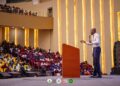 Leo Stan Ekeh speaking at the Enugu Tech Festival