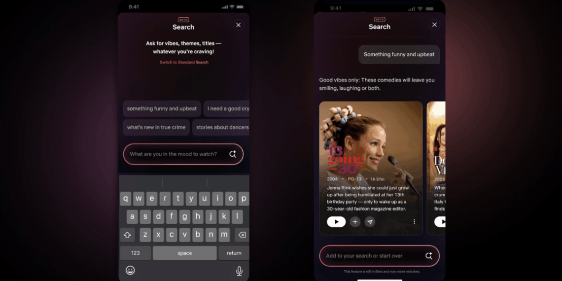 Netflix Adds ChatGPT-Powered Search, New Interface