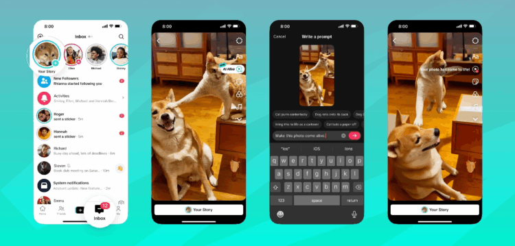 TikTok Rolls Out AI Alive