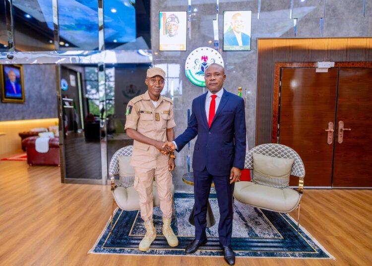 Governor Mbah Meets Orji Ugochukwu