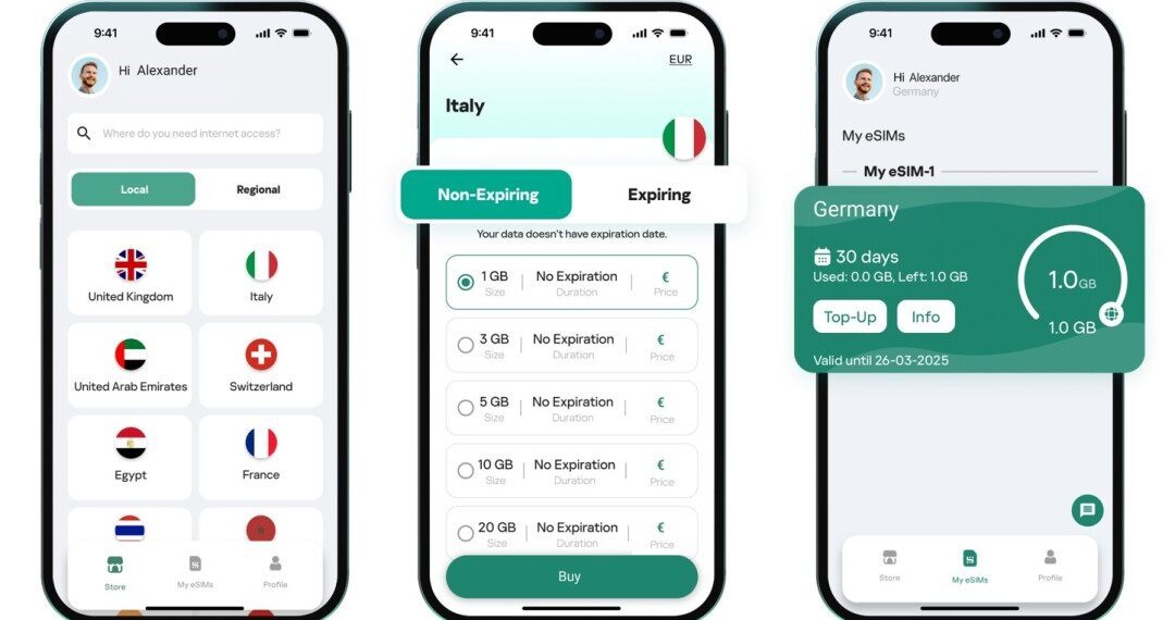 Kaspersky eSIM Store