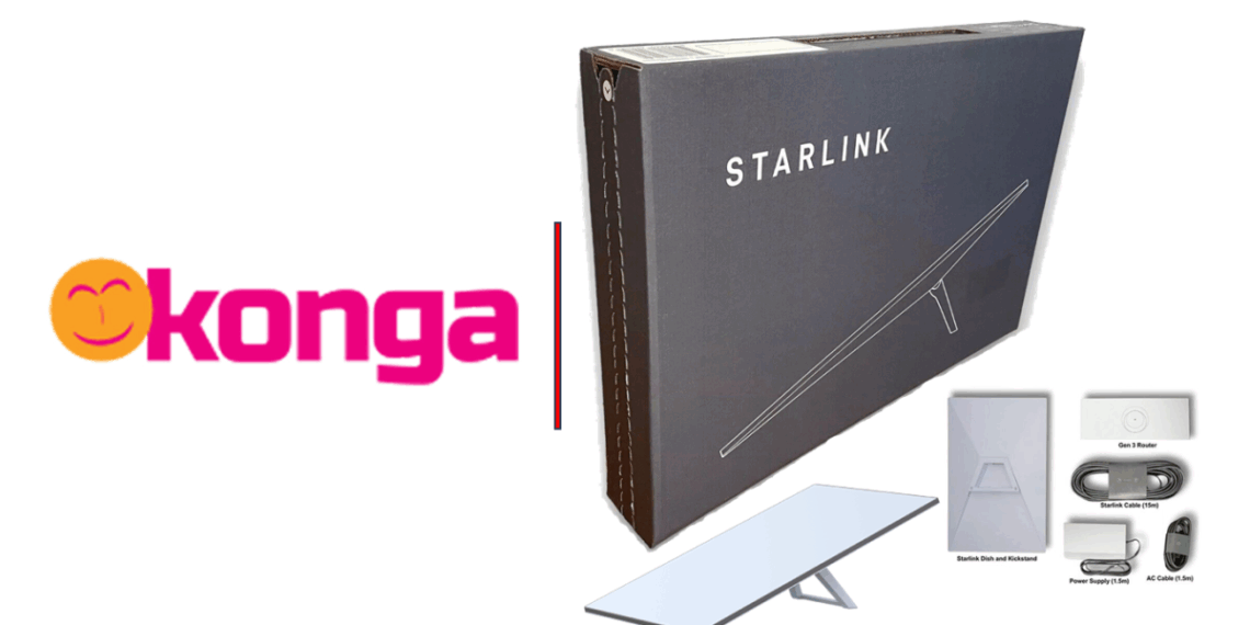 Konga and Starlink