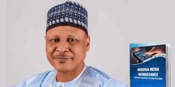 Mohammed Idris, minister of Information and National Orientation (Insert GOCOP' book cover) -