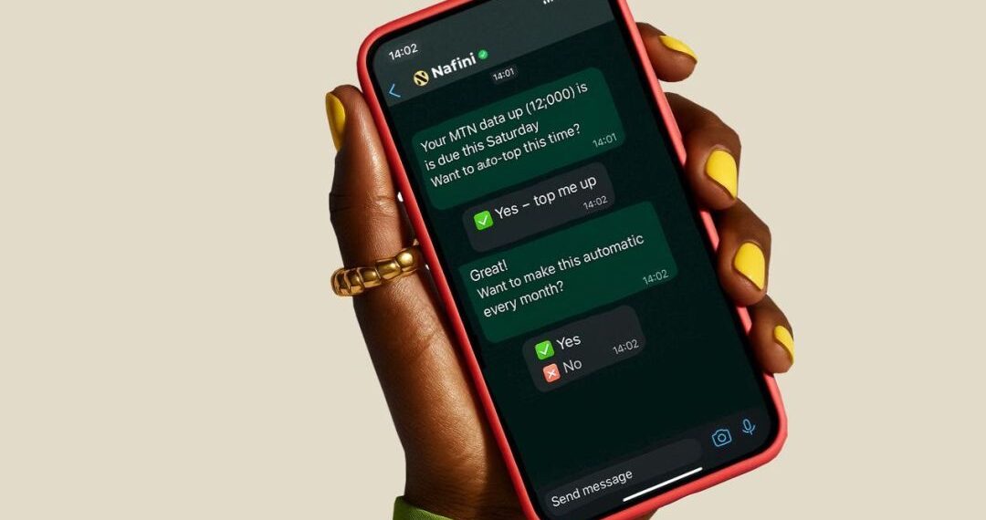 Nafini automation via WhatsApp