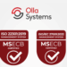 MSECB, Olla Systems, ISO/IEC 270012022, ISO 22301 2019