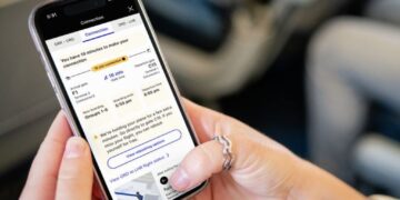 Connecting flights app by United Airlines