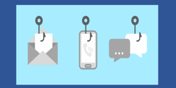 Phishing, vishing, and smishing attacks