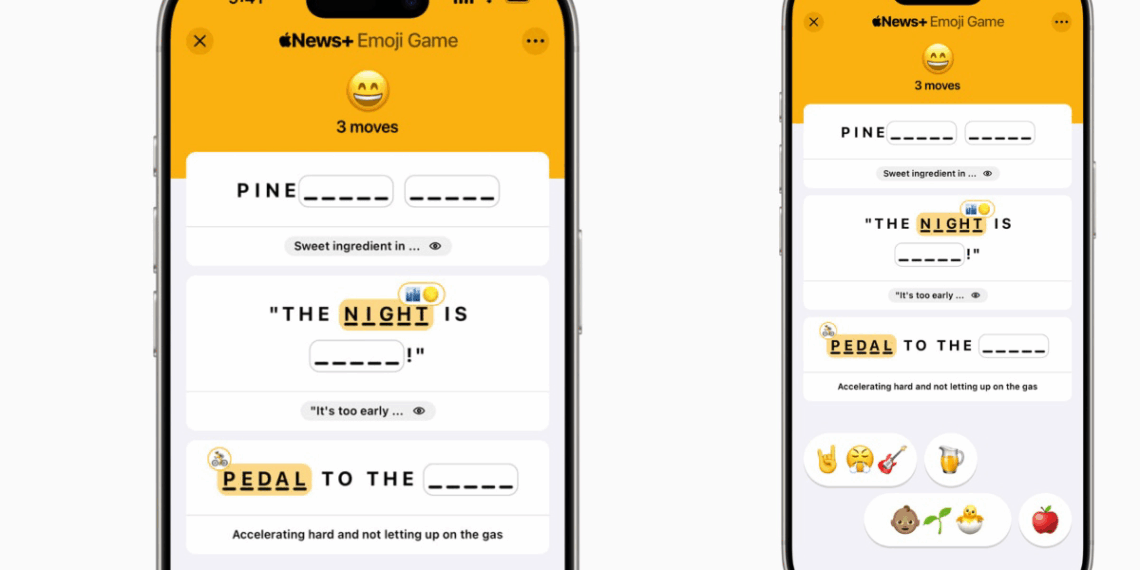 Apple Launches Daily Emoji Game for News+ Subscribers