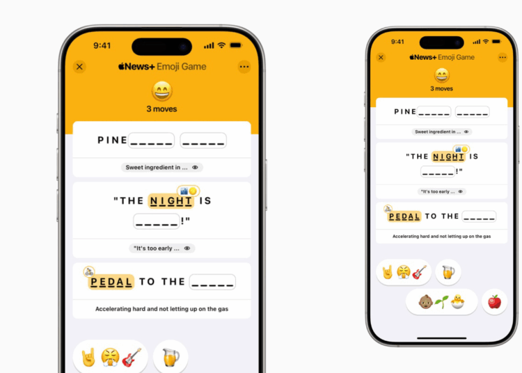 Apple Launches Daily Emoji Game for News+ Subscribers