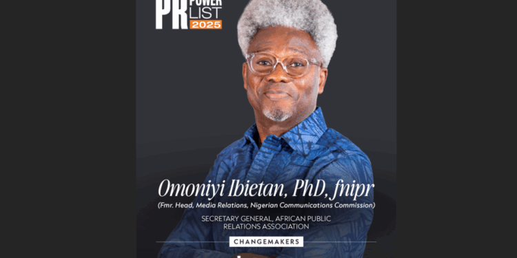 Dr Omoniyi Ibietan - PR Power List 2025