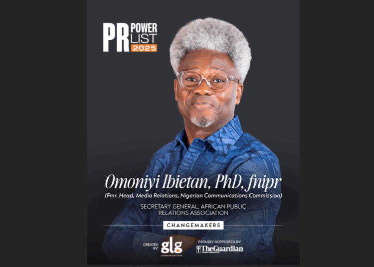 Dr Omoniyi Ibietan - PR Power List 2025