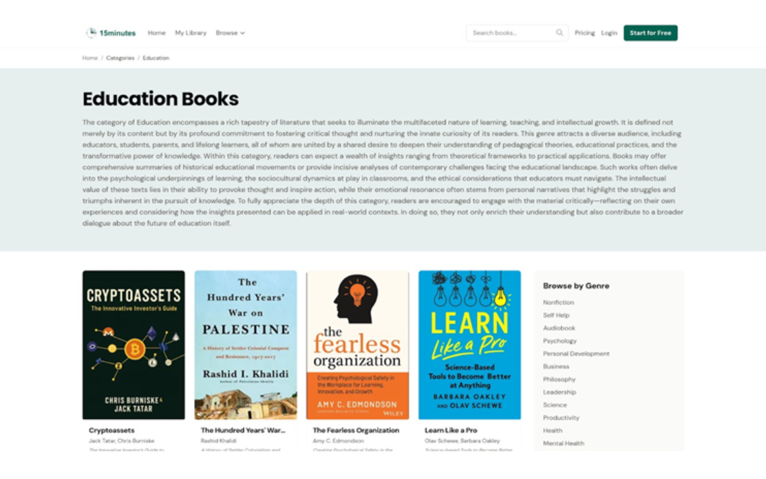 Enhance Reading with 15Minutes and Understanding it 