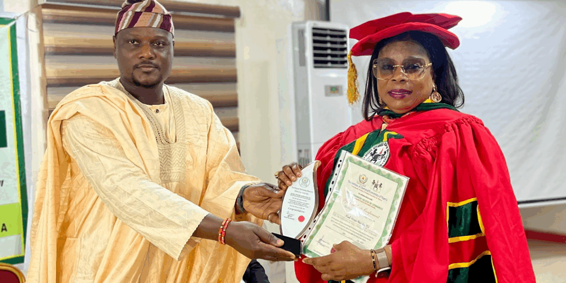 ICEN Confers Professional Doctorate Award on Vivian Aladi