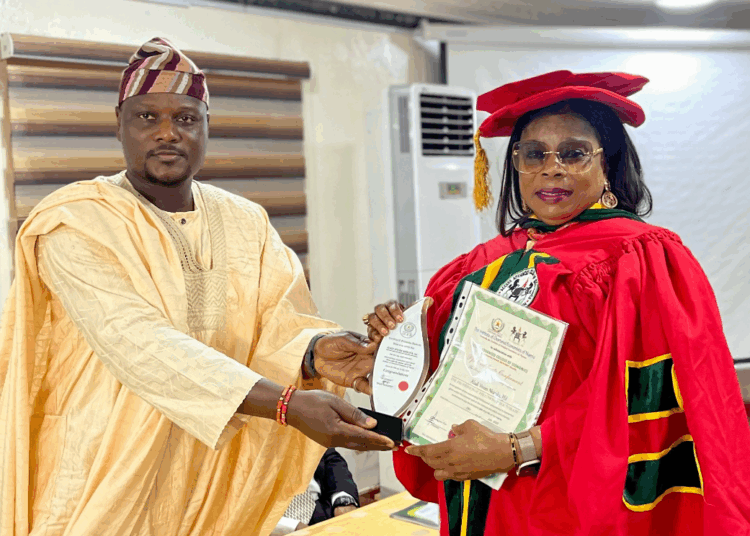 ICEN Confers Professional Doctorate Award on Vivian Aladi