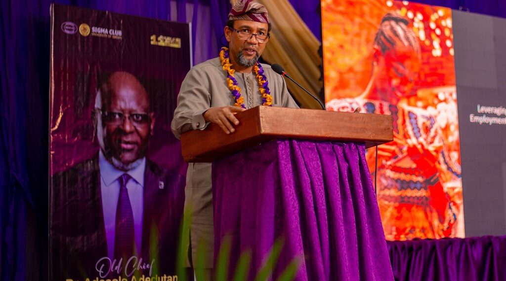 Dr. Karl Toriola, MTN CEO, lectures at Sigma Club, University of Ibadan