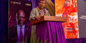 Dr. Karl Toriola, MTN CEO, lectures at Sigma Club, University of Ibadan