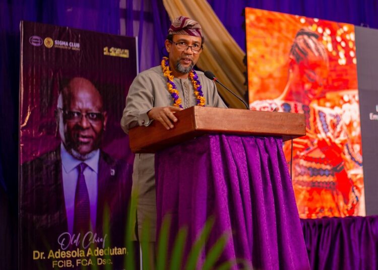 Dr. Karl Toriola, MTN CEO, lectures at Sigma Club, University of Ibadan