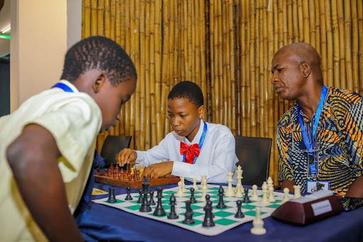 Students of Bethesda School of the Blind at the 2025 Ecobank National Schools’ Team Chess Championship