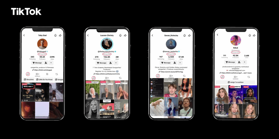 TikTok Launches Songwriter Music Tab