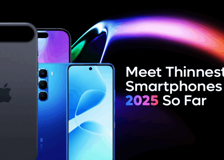 Thinnest smartphones of 2025