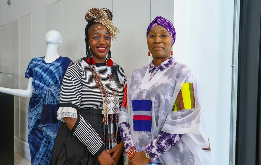 Farai Ncube Tarwireyi, Regional Arts Director, Sub-Saharan Africa, British Council and Queen Ronke Ademiluyi-Ogunwusi, Founder of Africa Fashion Week London