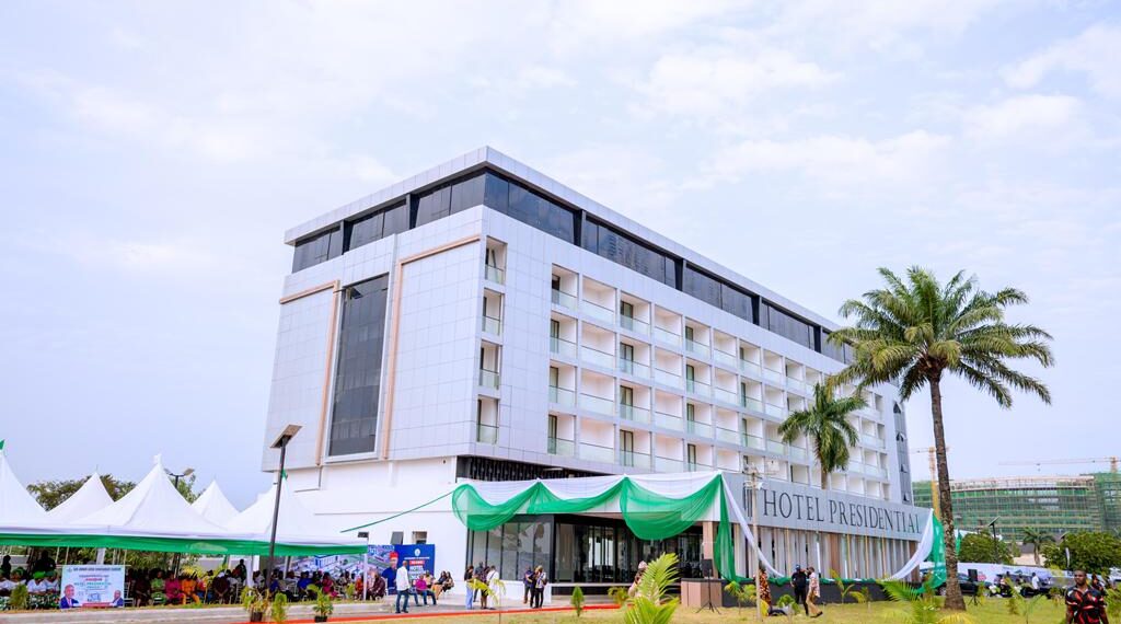 Gov Mbah Unveils Reconstructed Hotel Presidential ---