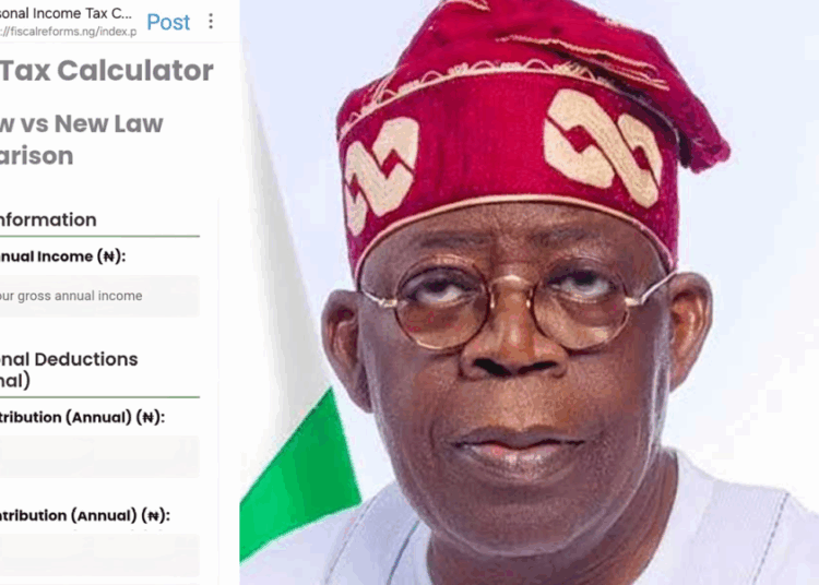 Personal Income tax Calculator | Gazetted Tax Laws