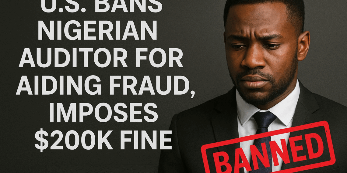 U.S. Bans Nigerian Auditor for Aiding Fraud, Imposes $200k