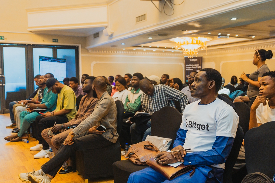 Attendees at recent Bitget event in Lagos