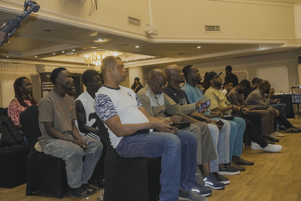 Attendees at recent Bitget event in Lagos
