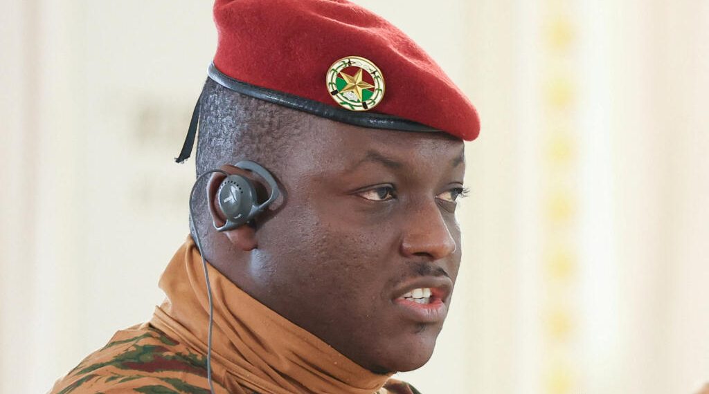 Ibrahim Traoré, interim president of Burkina Faso