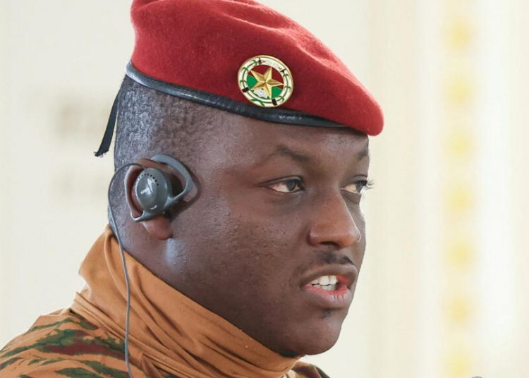 Ibrahim Traoré, interim president of Burkina Faso