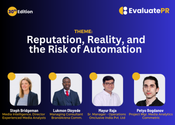 EvaluatePR 30: Discuss to Focus on Reputation, Reality, and the Risk of Automation